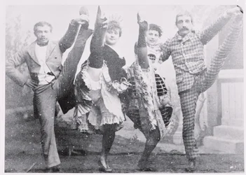 Danser le can-can, fin du XIXe siècle